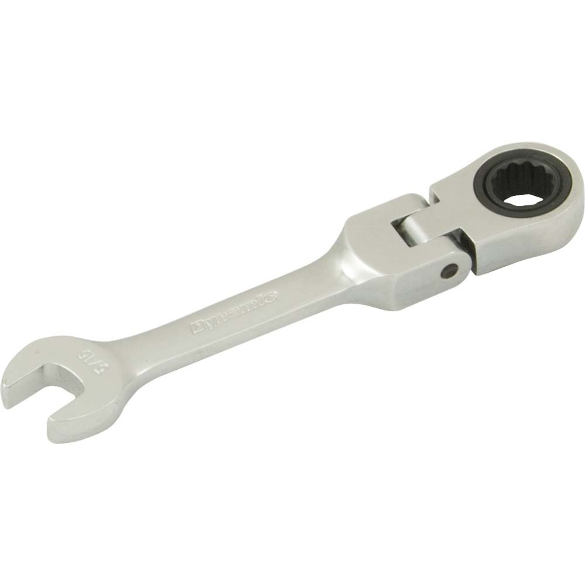 Dynamic Tools 5/16" Stubby Flex Head Ratcheting Wrench